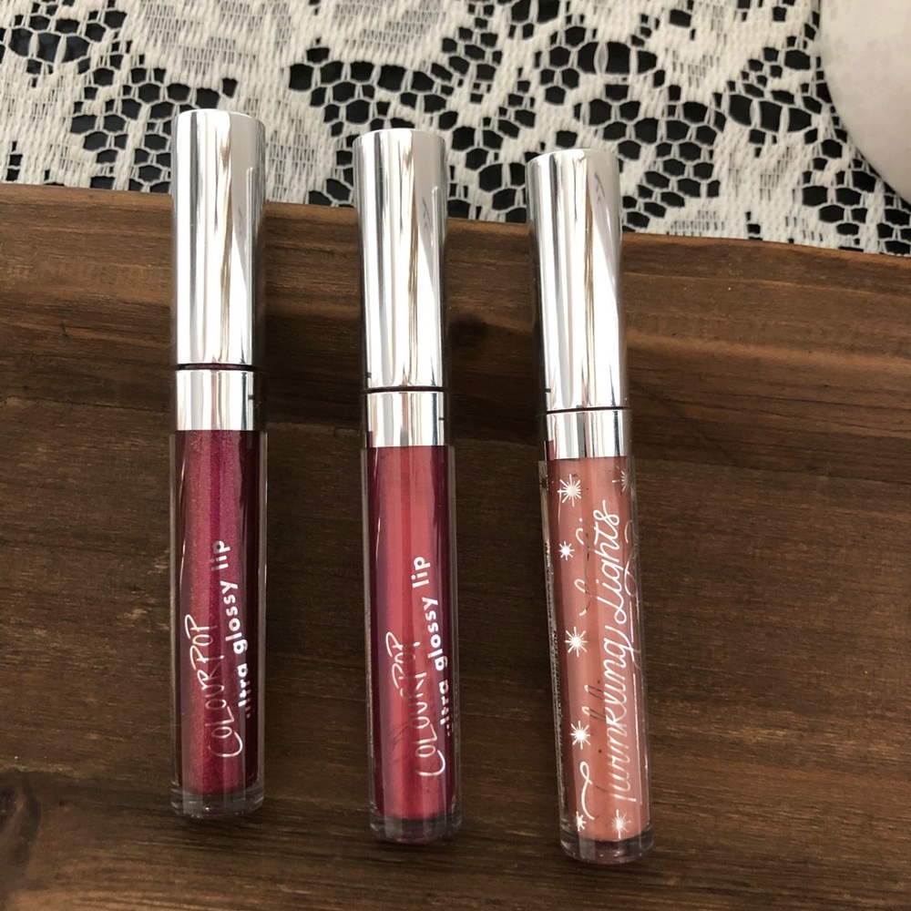Colourpop ultra glossy lip trio